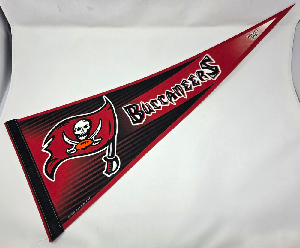 WinCraft Tampa Bay Buccaneers Officially Licensed NFL Football Pennant Flag